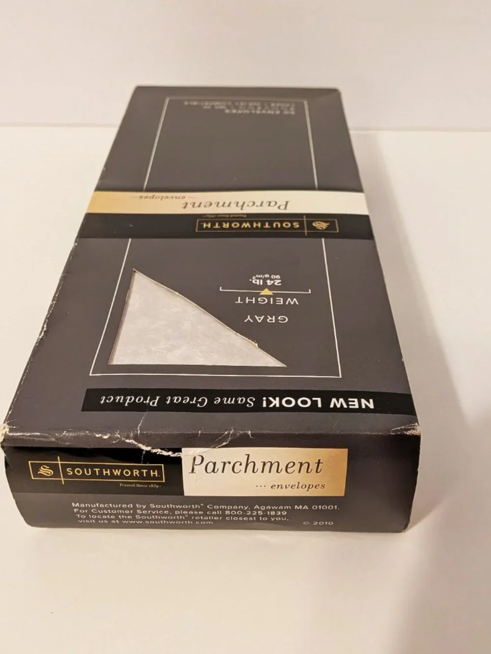50 Count Southworth Envelopes Granite Gray 24 lb Weight Grey No 10 NEW SEALED